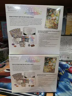 LOT OF 2 - Pokemon Prismatic Evolutions Elite Trainer Box ETB New Factory Sealed - Image 3