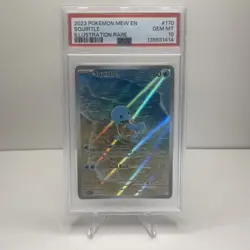 Squirtle 170/165 PSA 10 Gem Mint Illustration Rare 2023 Pokemon SV151 🚀📈 - Image 1