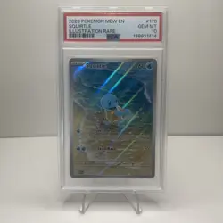 Squirtle 170/165 PSA 10 Gem Mint Illustration Rare 2023 Pokemon SV151 🚀📈 - Image 3