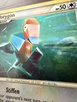 Porygon - HGSS22 - Pokemon Heart Gold Soul Silver Promo Holo MP - Image 3