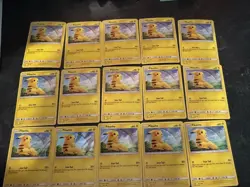 Pikachu Holo Shining Legends Lot Of 15 Pokemon 28/73 - Image 1