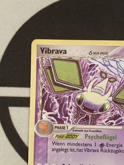 Pokemon Karte Vibrava 24/101 Ex Dragon Frontiers Set Deutsch Delta Species - Image 3