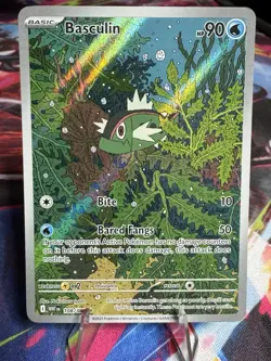 Basculin 108/086 Illustration Rare White Flare Pokemon Near Mint - Image 1