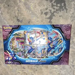 Pokemon TCG Greninja V-Union Special Collection Box Greninja English 2021 - Image 1