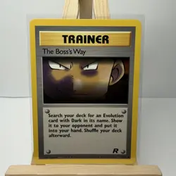 The Boss's Way 73/82 Team Rocket Trainer Pokemon TCG - Image 1