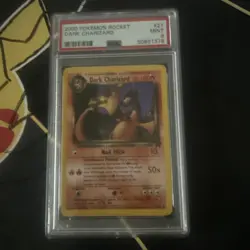 Pokemon TCG Team Rocket 2000 Dark Charizard 21/82 PSA 9 Non-Holo - Image 1