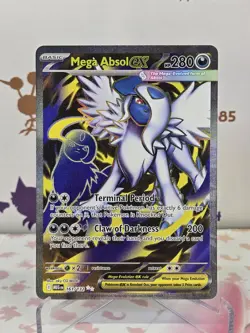 Pokemon TCG Mega Absol ex 161/132 Me01: Mega Evolution Holo - Image 1