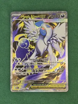 Pokemon TCG Mega Absol ex 161/132 Me01: Mega Evolution Holo - Image 3