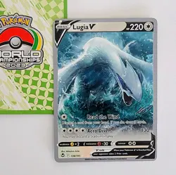 Pokemon TCG World Championship Decks Lugia V 138/195 Ultra Rare Exclusive 2022 - Image 1