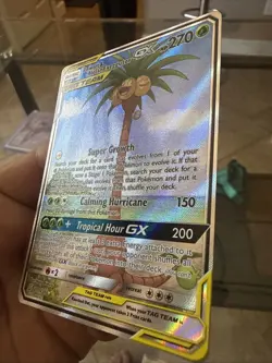 Pokemon TCG Rowlet Alolan Exeggutor Tag Team GX Unified Minds 215/236 Mint - Image 2