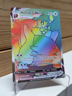 Greedent VMAX 272/264 Rainbow - Fusion Strike - Pokemon TCG - Image 4