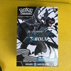 Pokemon Scarlet & Violet—Black Bolt Booster Bundle Box Includes 6 Booster Packs - Image 1