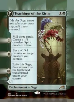 MTG - #212 Teachings of the Kirin - Kamigawa: Neon Dynasty - Foil - Image 1