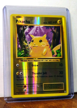 POKEMON PIKACHU 35/108 REVERSE HOLO XY EVOLUTIONS LP - Image 5