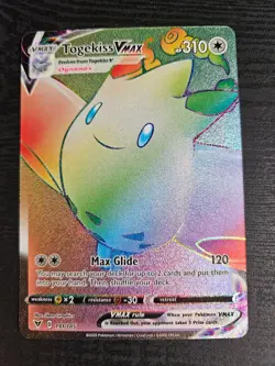 Pokemon TCG Vmax 191/185 Vivid Voltage Full Art Rainbow Rare Authentic Mint - Image 1