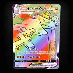 Pokemon Sword & Shield Stonjourner VMAX (Secret) #205/202 Secret Rare - Image 1