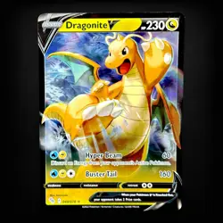 Pokemon TCG Pokemon GO Dragonite V #049/078 Ultra Rare NM - Image 1