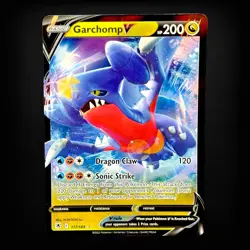 Pokemon TCG SWSH10: Astral Radiance Garchomp V #117/189 Ultra Rare NM - Image 1
