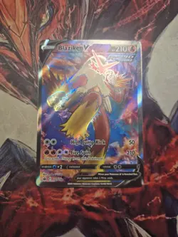 Blaziken V (Full Art) 161/198 Pokemon Sword & Shield SWSH06 - Chilling Reign NM - Image 1