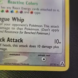 Pokemon Kecleon 37/92 Legend Maker Reverse Holo Uncommon Basic 2006 - Image 4