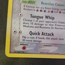 Pokemon Kecleon 37/92 Legend Maker Reverse Holo Uncommon Basic 2006 - Image 5