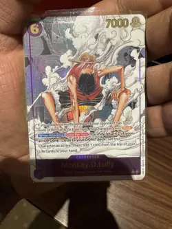 MANGA ALT ART GEAR 2 MONKEY D. LUFFY One Piece 2025 PROXY MANGA CARD - Image 1