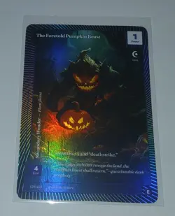 Wonders of the First THE FORETOLD PUMPKIN BEAST Foil *RARE* Call of the Stones - Image 1
