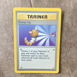 Pokemon TCG Scoop Up Trainer Base Set 78/102 Rare English Card Stock - Image 1