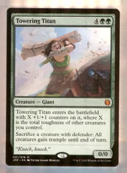 MTG - #31 Towering Titan - Jumpstart - - Image 1
