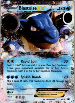 Blastoise EX - XY30 - Pokemon XY Promo Ultra Rare Card LP - Image 1