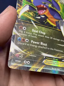 Pokemon Garchomp EX Promo Holo XY09 XY Basic Card HP Dragon 2014 - Image 3