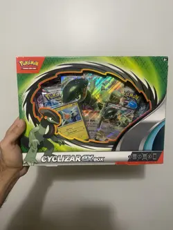 Pokemon Cyclizar Ex Box 4 Packs 2 Promo Cards 1 Oversized Card NEW SEALED - Image 1