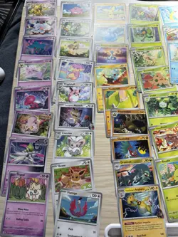 71 Cute Pokemon TCG Card Lot – Eevee, Chansey, Espeon, Umbreon, Ninetales & More - Image 2