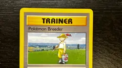 Pokemon TCG ENGLISH BASE SET UNLIMITED POKEMON BREEDER RARE Card 76/102 LP MP - Image 2