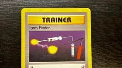 Pokemon TCG - ENGLISH BASE SET UNLIMITED ITEM FINDER RARE Card 74/102 LP MP - Image 2