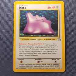 Pokemon Cards - Ditto 3/62 - Fossil WOTC VINTAGE - Near Mint - Image 1