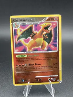 Pokemon Charizard TCG Card 3/132 (2007) Stage 2 HP 130 Attack 120 Damaged - Image 1