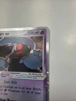 Pokemon EX Dusclops-EX Holo Card 94/106 Emerald LP - Image 4