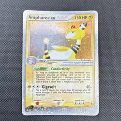 Pokemon Ampharos ex 89/97 EX Dragon Ultra Rare 150 HP Holo English Card - Image 1