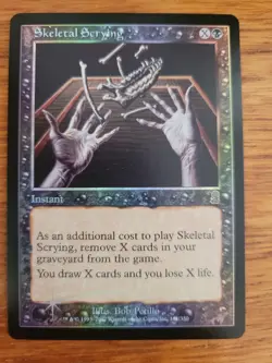 Skeletal Scrying -FOIL -Odyssey -Magic the Gathering MTG - Image 1