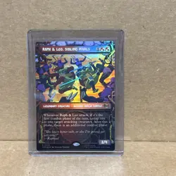 Raph & Leo, Sibling Rivals (Showcase) Teenage Mutant Ninja Turtles Foil - Image 1