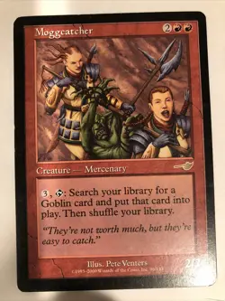 Magic the Gathering MTG 1x Moggcatcher x1 NM Nemesis - Image 1