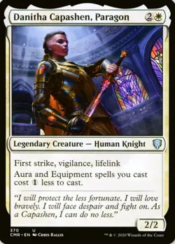 X 1 Danitha Capashen Paragon NM-M CMR 370 MTG Magic The Gathering - Image 1