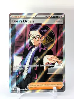 Boss’s Orders 256/217 – Ascended Heroes Full Art Ultra Rare – NM Pokemon TCG - Image 1