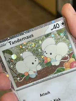 POKEMON TANDEMAUS 167/193 COMMON COSMOS HOLOFOIL WITH SWIRL PALDEA EVOLVED NM - Image 3