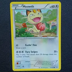 Meowth 67/108 + Inkay 41/108 Connecting Art Roaring Skies Pokemon - Image 2