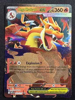 Pokemon Mega Charizard Y EX 022/217 Ascended Heroes English TCG - NM - Image 1