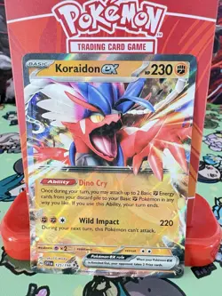 Pokemon Koraidon EX 125/198 Scarlet & Violet Base Set Double Rare Holo NM - Image 1