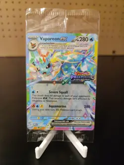 Vaporeon ex 23/131 Stamped Promo Pokemon TCG - Prismatic Evolutions (Sealed) - Image 1
