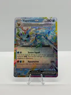 Pokemon TCG Vaporeon ex - Prismatic Evolutions - 023/131 - Double Rare - Image 1